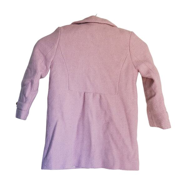 Edgehill Baby Girls Pink Tweed Peacoat Jacket Kids 4/5 Coquette Preppy Winter - Picture 3 of 9